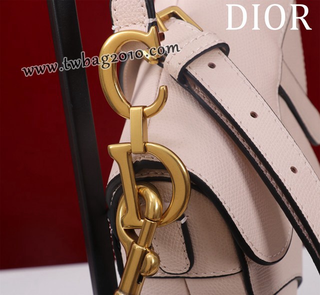Dior专柜新款迪奥高仿原单长肩带大小号牛皮马鞍包手拎斜挎包 djfk1797